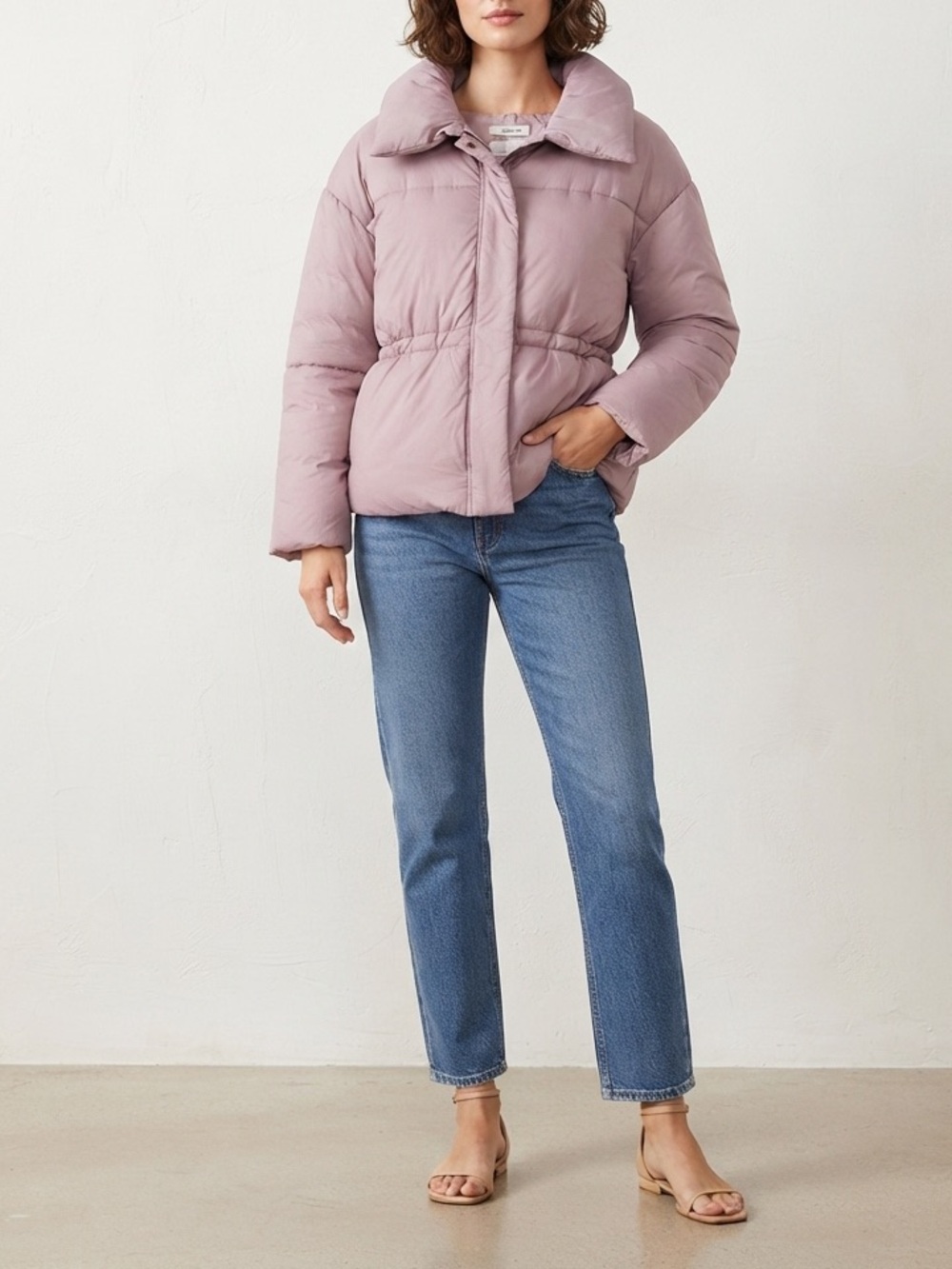 a new day Dusty Rose Puffer Jacket for Kids